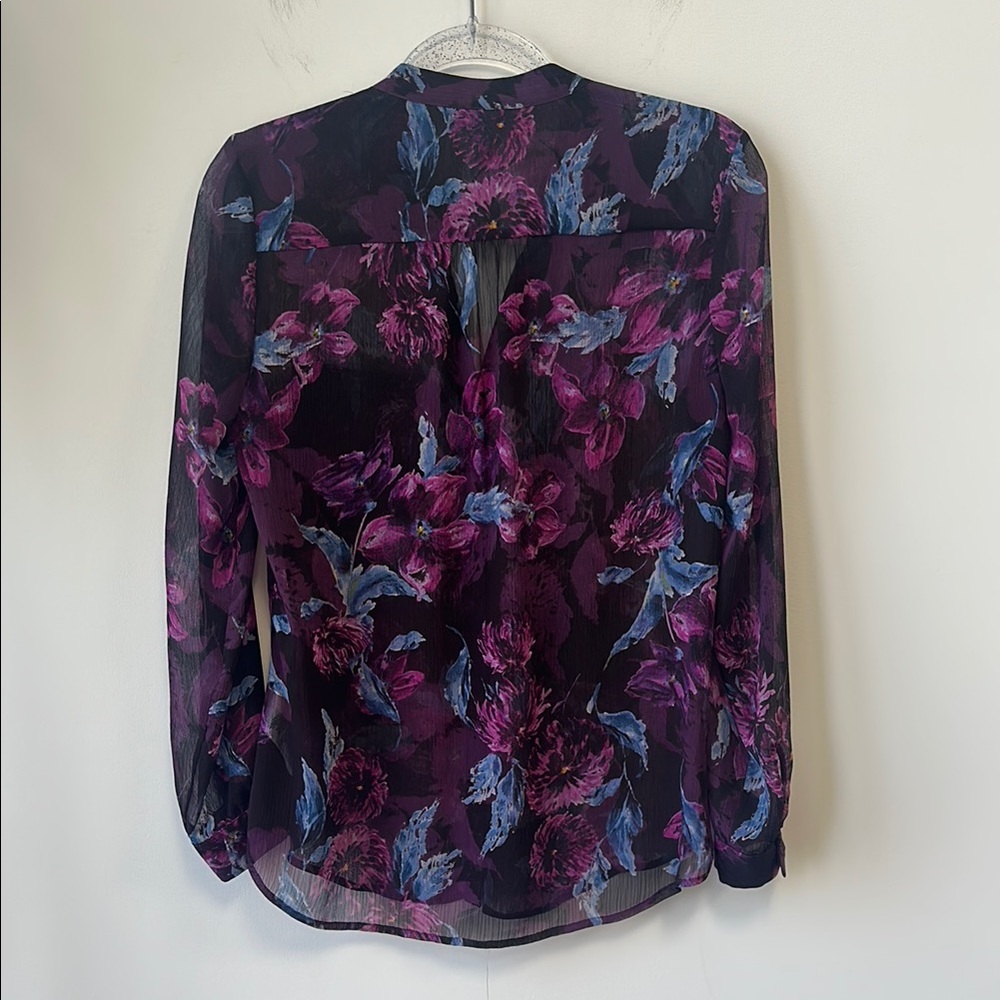Kut from the Kloth Sz XS Floral Button-Up Blouse - Picture 6 of 9